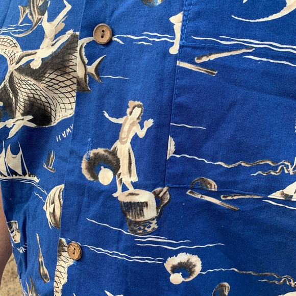 Vintage Hawaiian button up extra large - Picture 5 of 9